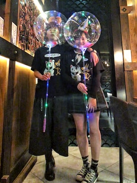 「URBAN RESEARCH（アーバンリサーチ）のアイテム（デニムスカート）」を使った、一枚薑醬さん（レディース・157cm）の冬コーディネート