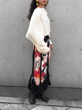 「和洋折衷」｜Miho Katsumaさん（レディース・157cm・20代）の秋コーディネート