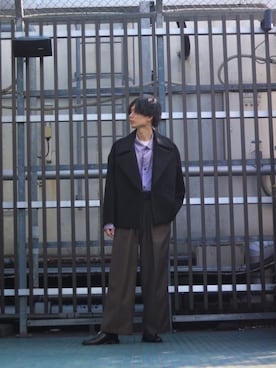 「エトセンス」｜みやざきさん（メンズ・180cm）の春コーディネート