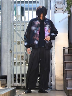「シンヤコズカ」｜「アイテム（ジャケット/アウター）」を使った、みやざきさん（メンズ・180cm）の春コーディネート