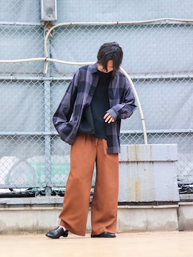 「エトセンス」｜みやざきさん（メンズ・180cm）の春コーディネート