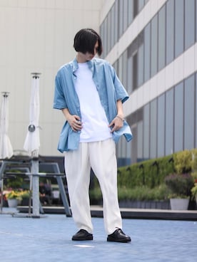 みやざきさん(メンズ・180cm)の夏コーディネート