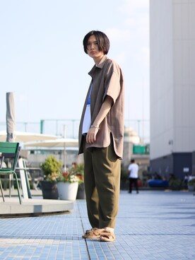 みやざきさん（メンズ・180cm）の夏コーディネート