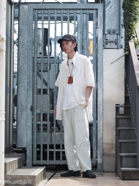 みやざきさん（メンズ・180cm）の夏コーディネート