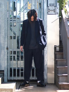 「エトセンス」｜みやざきさん（メンズ・180cm）の夏コーディネート