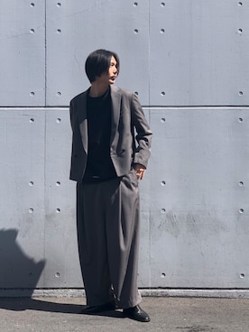 みやざきさん（メンズ・180cm）の秋コーディネート