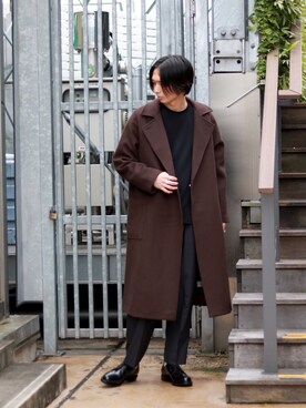 みやざきさん（メンズ・180cm）の秋コーディネート