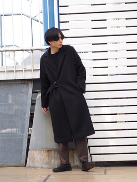 「Lui's（ルイス）のアイテム（その他アウター）」を使った、みやざきさん（メンズ・180cm）の冬コーディネート