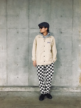 Yuta Suzukiさん（メンズ・174cm）の春コーディネート