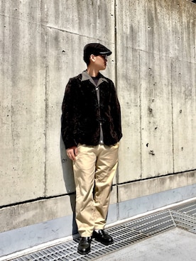 「HAVERSACK（ハバーザック）のアイテム（ジャケット/アウター）」を使った、Yuta Suzukiさん（メンズ・174cm）の春コーディネート