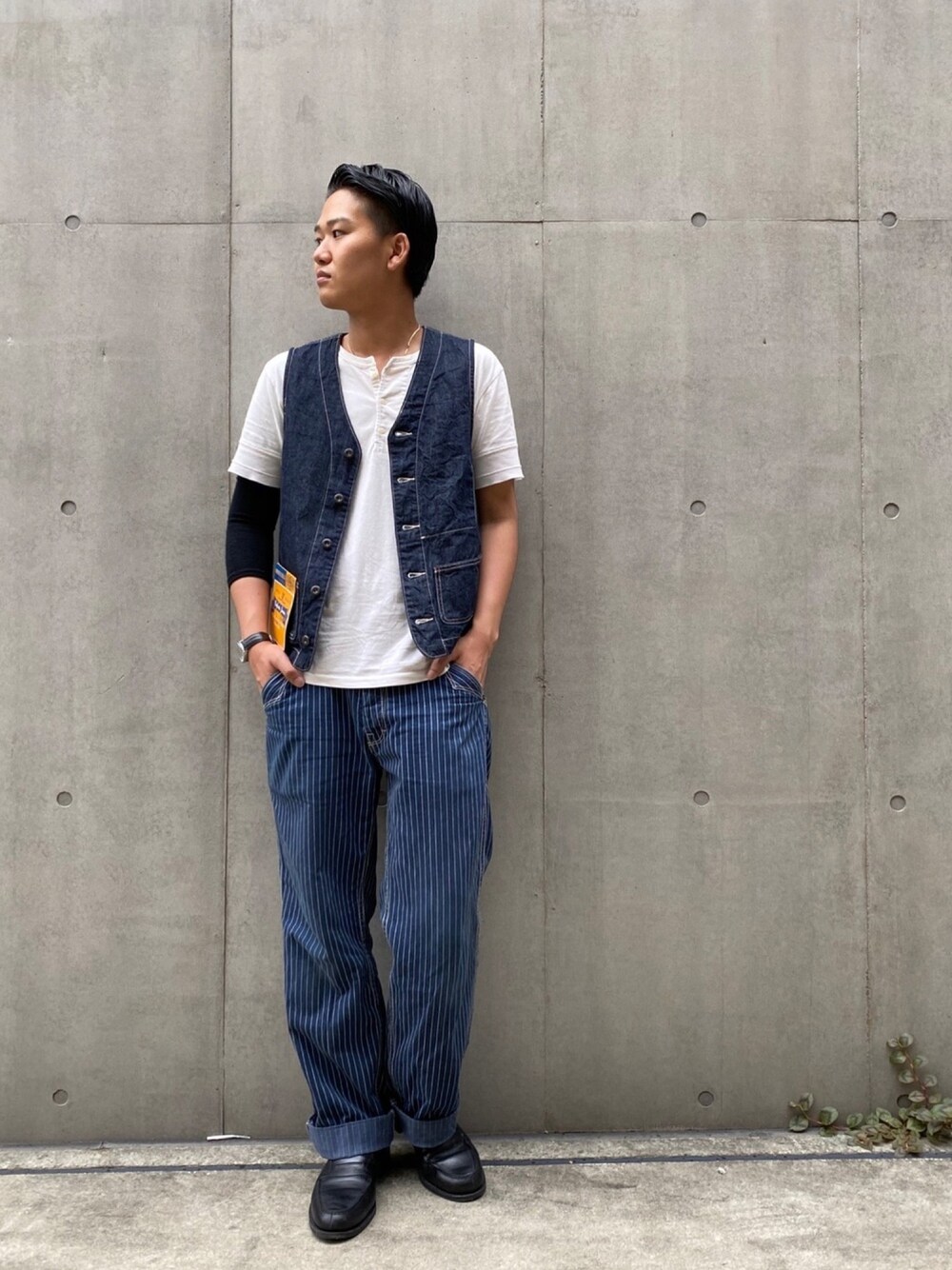 ショットウォバッシュベスト　Lサイズ schott（ショット）の「Schott/ショット/OLD DENIM WORK VEST