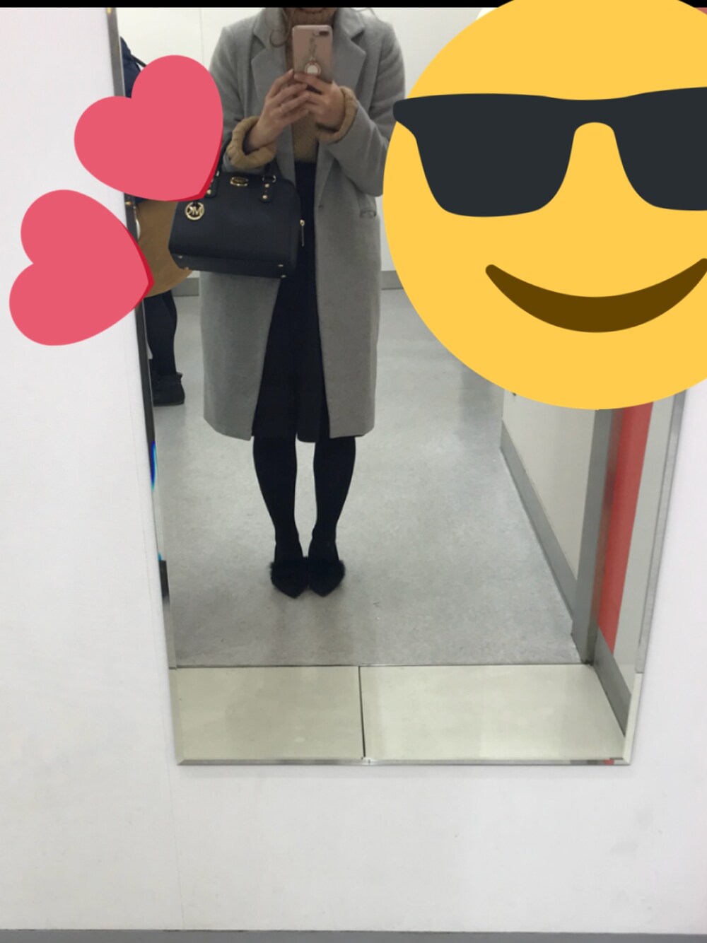 「GUのアイテム（ニット/セーター、ベージュ系）」を使った、ä.さん（レディース・151cm）の秋コーディネートの1枚目の写真