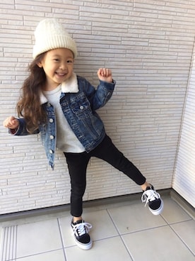 rinoさん（キッズ・90cm）の冬コーディネート