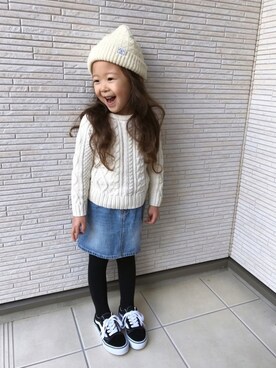 rinoさん（キッズ・100cm）の冬コーディネート