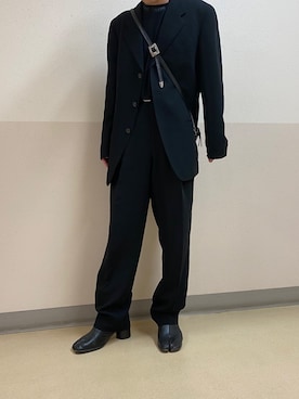 「TOGA PULLA（トーガ　プルラ）のアイテム（バッグ）」を使った、takaneさん（メンズ・168cm）の春コーディネート