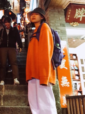 「九份」｜Baileyさん（レディース・156cm）の冬コーディネート