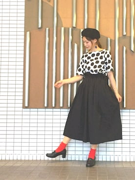 「ZANPAのアイテム」を使った、Curaraさん（レディース・163cm）の夏コーディネート