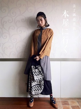 Harunaさん（レディース・173cm）の冬コーディネート