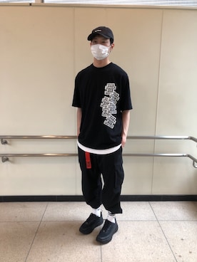 「black eye patch」｜abemaさん（メンズ・178cm）の夏コーディネート
