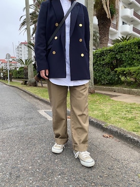 「BRACTMENT（ブラクトメント）のアイテム（ジャケット/アウター）」を使った、Ririさん（レディース・156cm）の春コーディネート