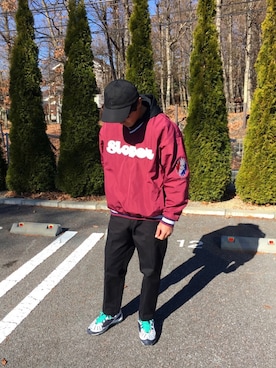 「airmax」｜「アイテム（ブルゾン）」を使った、ogiciiさん（メンズ・170cm）の冬コーディネート
