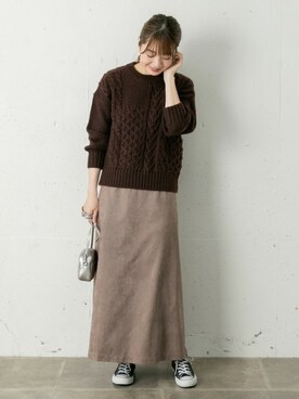 「SMIR NASLI（サミールナスリ）のアイテム」を使った、SonnyLabel WOMENさん（レディース・165cm）の秋コーディネート