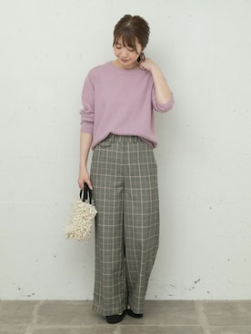 「Lilas Campbell（リラキャンベル）のアイテム」を使った、SonnyLabel WOMENさん（レディース・165cm）の冬コーディネート