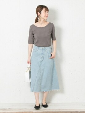 「URBAN RESEARCH Sonny Label（アーバンリサーチサニーレーベル）のアイテム（アクセサリー）」を使った、SonnyLabel WOMENさん（レディース・165cm）の夏コーディネート