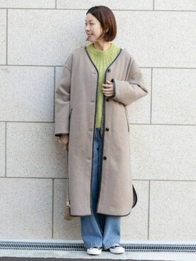 「URBAN RESEARCH Sonny Label（アーバンリサーチサニーレーベル）のアイテム（その他アウター）」を使った、SonnyLabel WOMENさん（レディース・165cm）の冬コーディネート