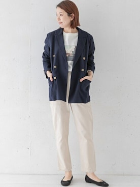 「URBAN RESEARCH Sonny Label（アーバンリサーチサニーレーベル）のアイテム（その他アウター）」を使った、SonnyLabel WOMENさん（レディース・165cm）の春コーディネート