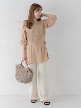 「アンクルストラップ」｜SonnyLabel WOMENさん（レディース・153cm）の春コーディネート