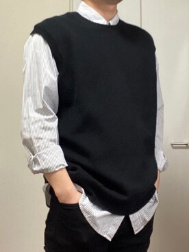 「リドム黒スキニー」｜Koheiさん（メンズ・165cm）の春コーディネート