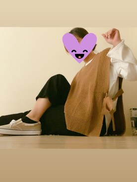 「GORGE（ゴージ）のアイテム（ニット/セーター）」を使った、yurayura912さん（レディース・161cm）の秋コーディネート