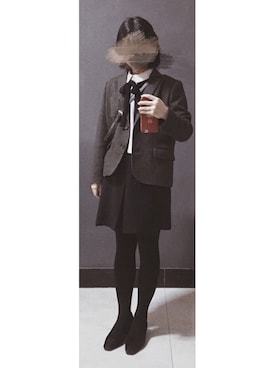 「Self（セルフ）のアイテム（ジャケット/アウター）」を使った、Yuzuさん（レディース・160cm）の春コーディネート