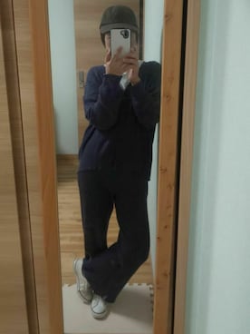 「ニットアップ」｜「アイテム（帽子）」を使った、KU☆ミさん（レディース・157cm）の夏コーディネート