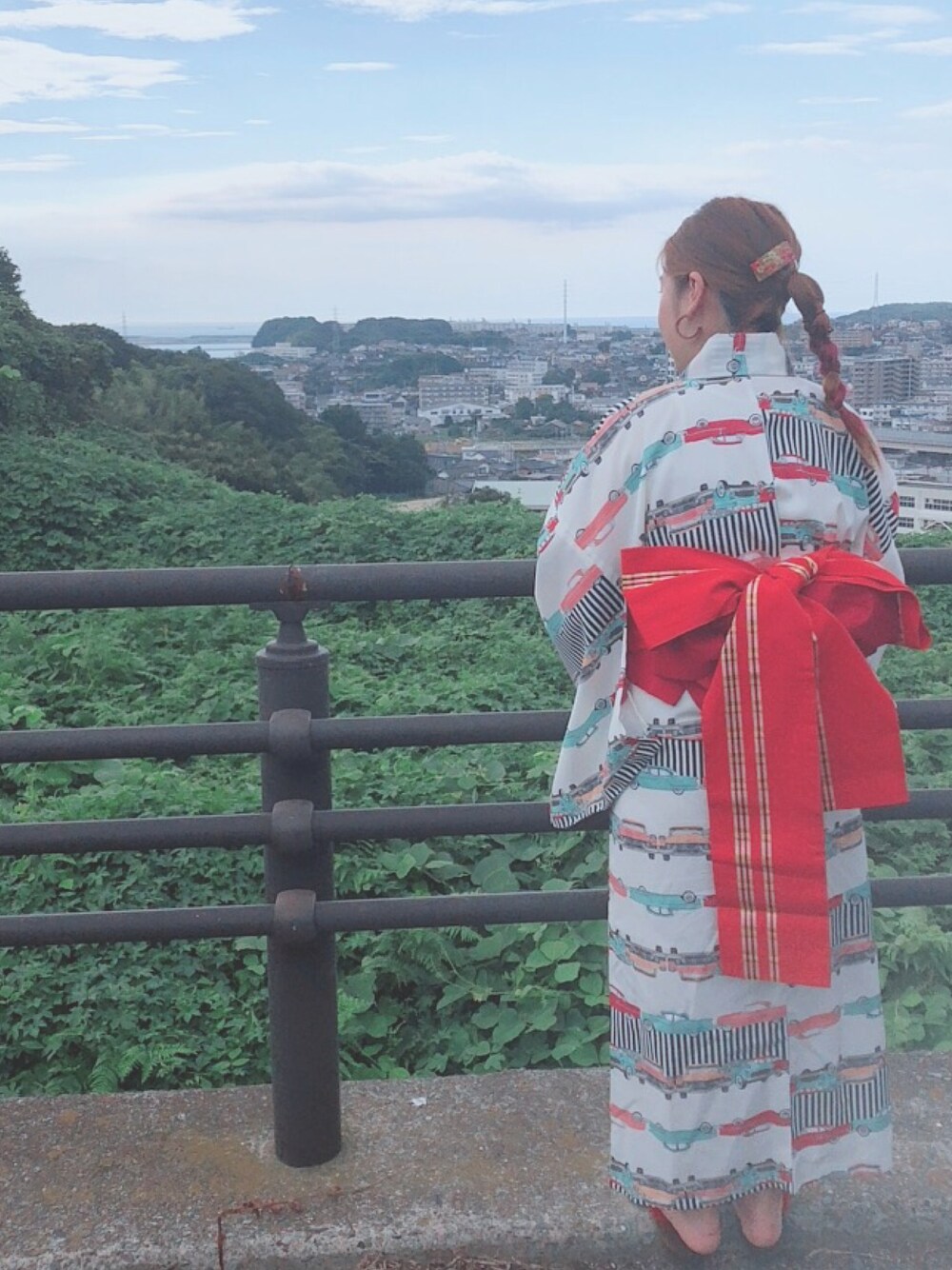ふりふ（フリフ）の「浴衣「ヴィンテージカー」（浴衣）」 - WEAR