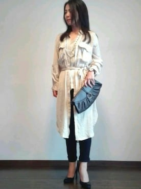 「Daniel Wellington（ダニエルウェリントン）のアイテム」を使った、tomomiさん（レディース・158cm・40代）の春コーディネート