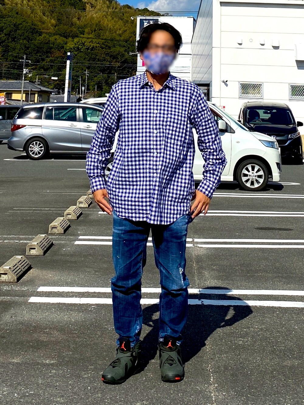 「ootd」｜「COMME des GARCONS SHIRTのアイテム（シャツ/ブラウス、ブルー系）」を使った、32djangoさん（メンズ・165cm）の秋コーディネートの1枚目の写真