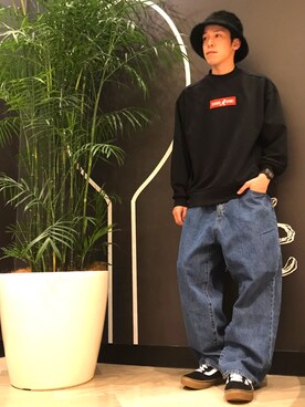 「KANGOL（カンゴール）のアイテム（スウェット）」を使った、しんごさん（メンズ・169cm）の秋コーディネート
