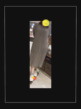 「Libra Cue（リブラ キュー）のアイテム（ワンピース）」を使った、enenkaさん（レディース・156cm）の春コーディネート