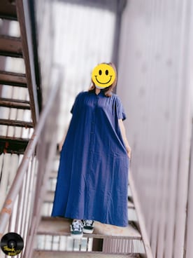 「Libra Cue（リブラ キュー）のアイテム（ワンピース）」を使った、enenkaさん（レディース・156cm）の春コーディネート