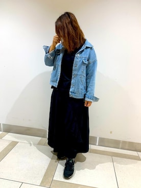 「manana suerte（マニャーナスエルテ）のアイテム」を使った、enenkaさん（レディース・156cm）の秋コーディネート