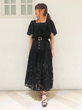 「REDYAZEL（レディアゼル）のアイテム（サンダル）」を使った、Suzuki Seinaさん（レディース・150cm）の秋コーディネート