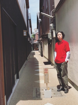 「Blundstone（ブランドストーン）のBlundstone/ブランドストーン　ｻｲﾄﾞｺﾞｱﾌﾞｰﾂ Men's（ブーツ）」を使った、seiya_nagaokaさん（メンズ・171cm）の夏コーディネート