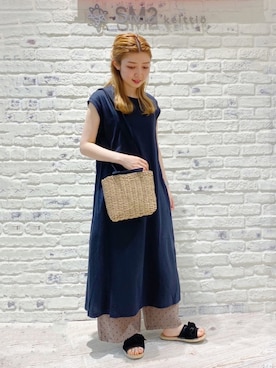 ナカガワさん（レディース・154cm）の夏コーディネート