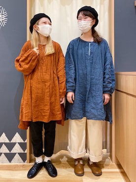 ナカガワさん（レディース・154cm）の秋コーディネート