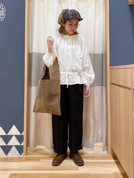 ナカガワさん（レディース・154cm）の秋コーディネート