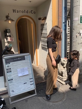 ☺︎YUNA☺︎さん（キッズ・100cm）の春コーディネート