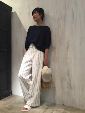 「バルーンスリーブ」｜tammmさん（レディース・169cm）の春コーディネート