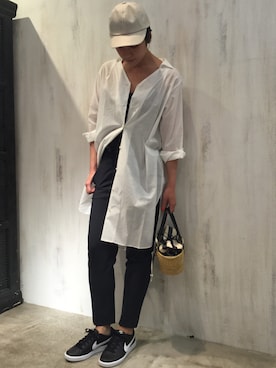 「MUUN（ムーニュ）のアイテム」を使った、tammmさん（レディース・169cm）の春コーディネート